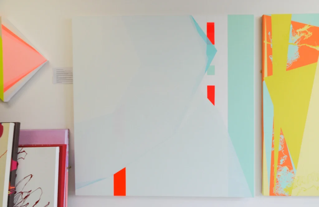 a choice of different artworks available from the studio of Trudie Moore- large scale canvases, medium artworks and smaller accent pieces.